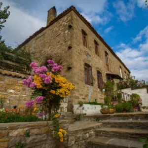 A Traditional Stone House In Gokceada, A Turkish Island In The North Aegean Region Of The Mediterranean, Turkey, Turkiye