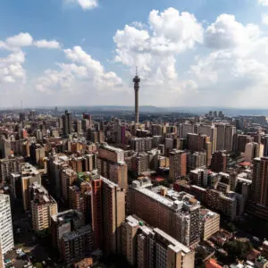 Aerial View Of Johannesburg, The Largest City In South Africa, Sub Saharan Africa