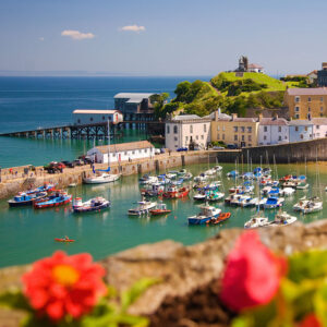 Tenby, A Small Coastal Town In Wales, United Kingdom, North Western Europe