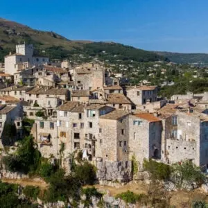 Tourrettes-sur-Loup, A Mountain Town In The Alpes-Maritime Department Of France