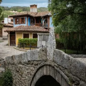 View Of An Old Stone Bridge In Koprivishtitsa, A Small Town In Central Bulgaria, Eastern Europe, Eastern Balkans