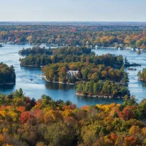 1000 Islands in autumn:fall