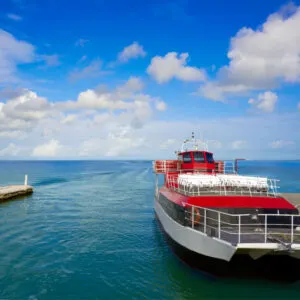 Ferry in Cancun