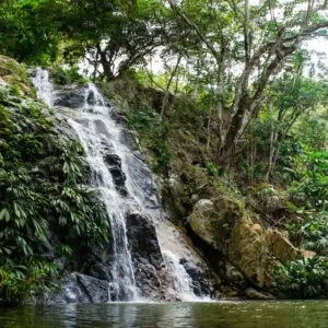 A Waterfall in Minca, Colombia