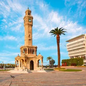 The Izmir Clock Tower In Izmir, Turkiye, Western Asia