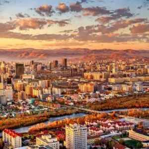 Ulaanabaatar Cityscape, Capital City Of Mongolia, Central-East Asia