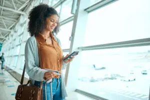Woman at Airport
