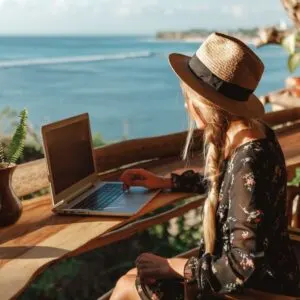 Woman on Laptop