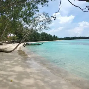 beach in sipora island, mentawai, indonesia