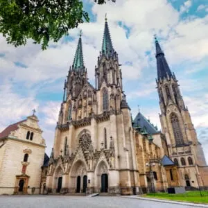 st. Wenceslas cathedral in Olomouc