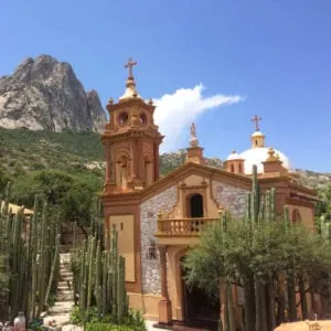 A Catholic Church Dating Back To The Spanish Colonial Period In Queretaro, Central Mexico