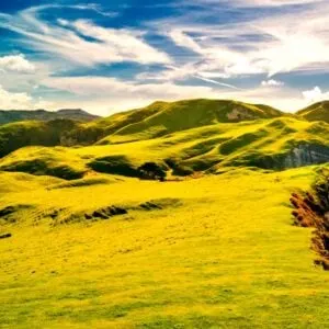 green cliffs