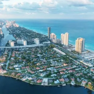 skyline views of miami