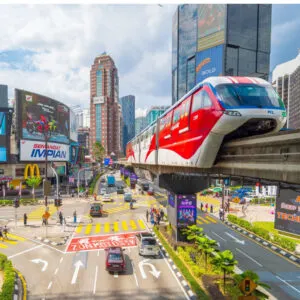 Bukit Bintang area in Kuala Lumpur,