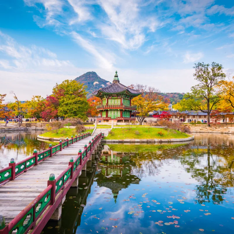 Gyeongbokgung Palace in Seoul ,Korea