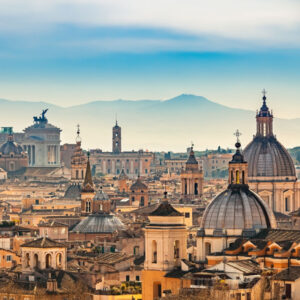 aerial view of Rome - Travel Off Path