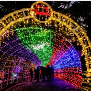 Cambria Christmas Market festive, Cambria, California