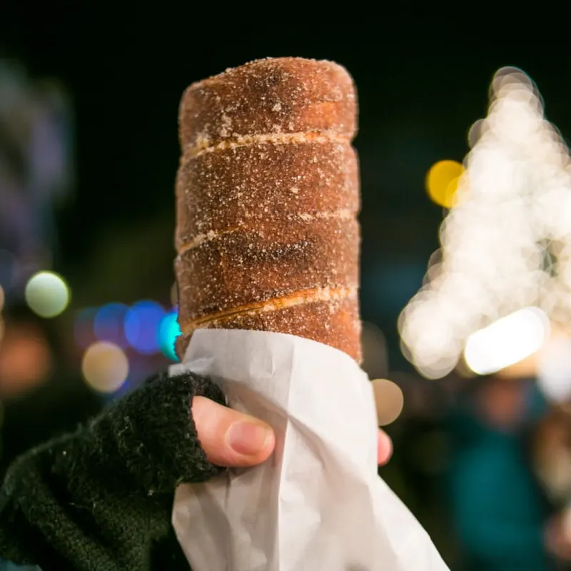 Chimney Cake at Christmas Market