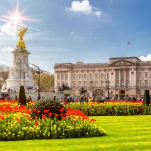 view of Buckingham Palace, London