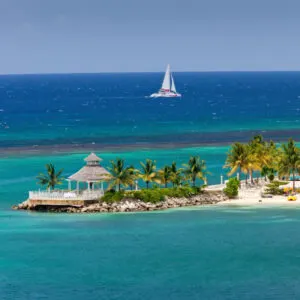 Island Peninsula in Ocho Rios, Jamaica