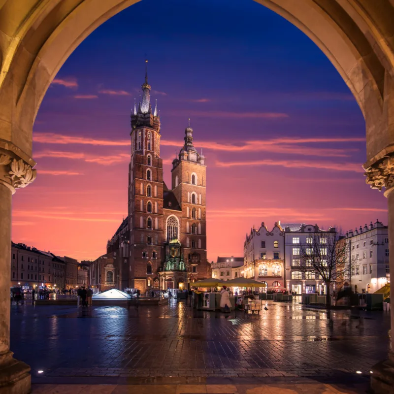 St. Mary's Basilica in Krakow, Poland