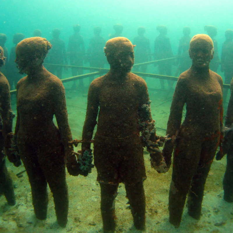 underwater sculpture park grenada