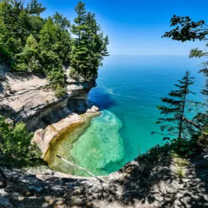 Lake Superior beach views from Michigan's upper peninsula