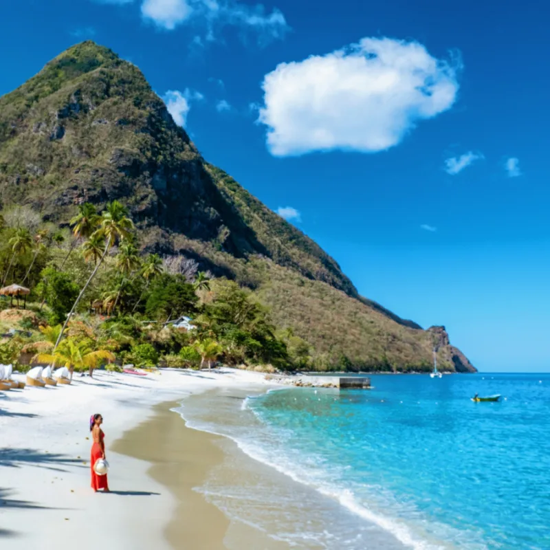 Woman in Saint Lucia
