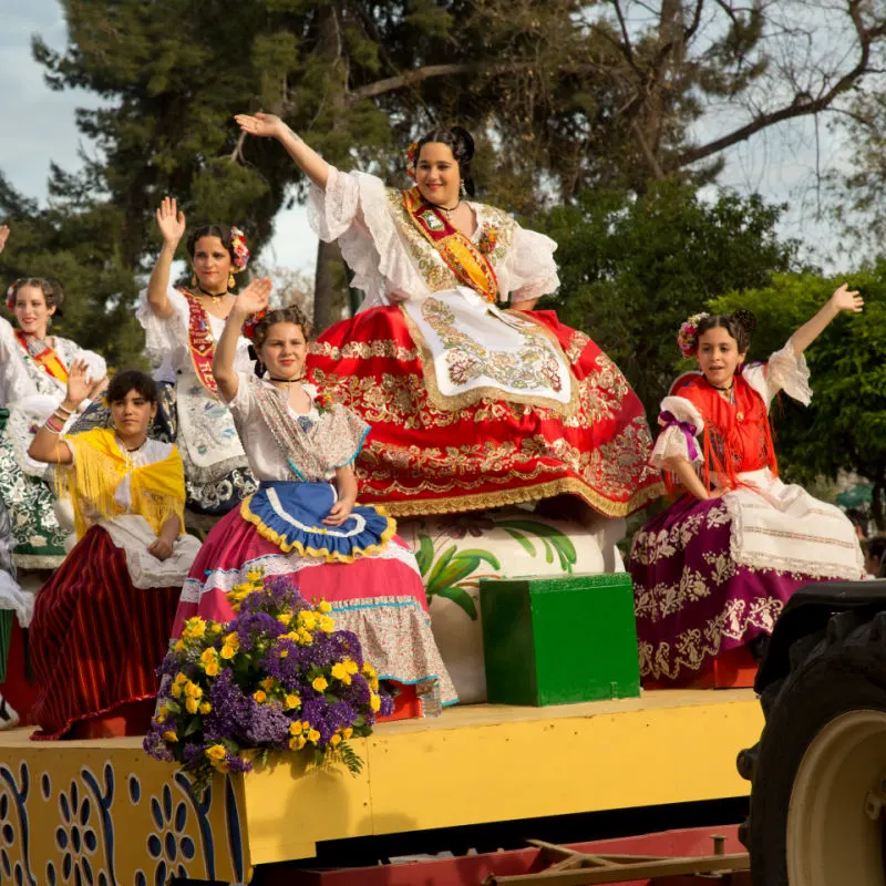 spring festival in murcia, spain