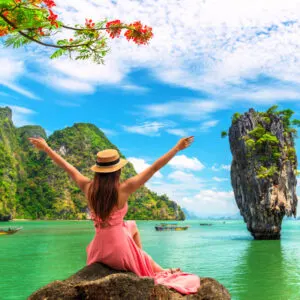 woman in Phuket, Thailand