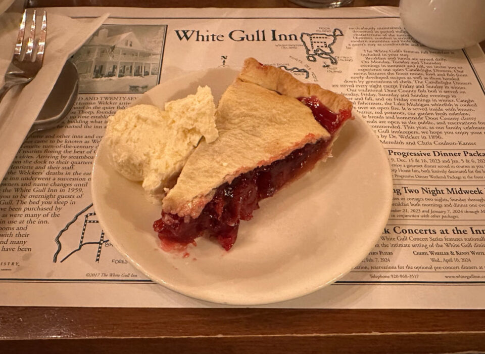 Cherry Pie at White Gull Inn - Travel Off Path