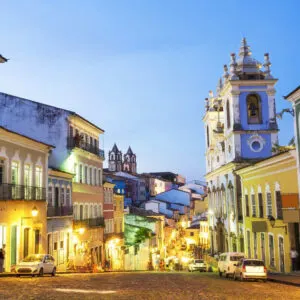 Pelourinho In The Colonial Historic Center In Salvador de Bahia, Northeastern State Of Bahia, Brazil, South America