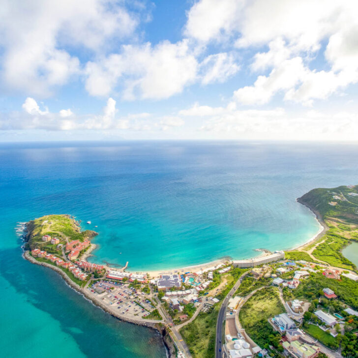 aerial view of st maarten - Travel Off Path