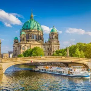 Beautiful view of historic Berlin Cathedral (Berliner Dom)