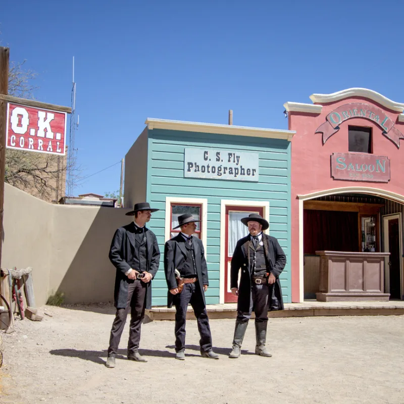 Cowboys in Tombstone, Arizona