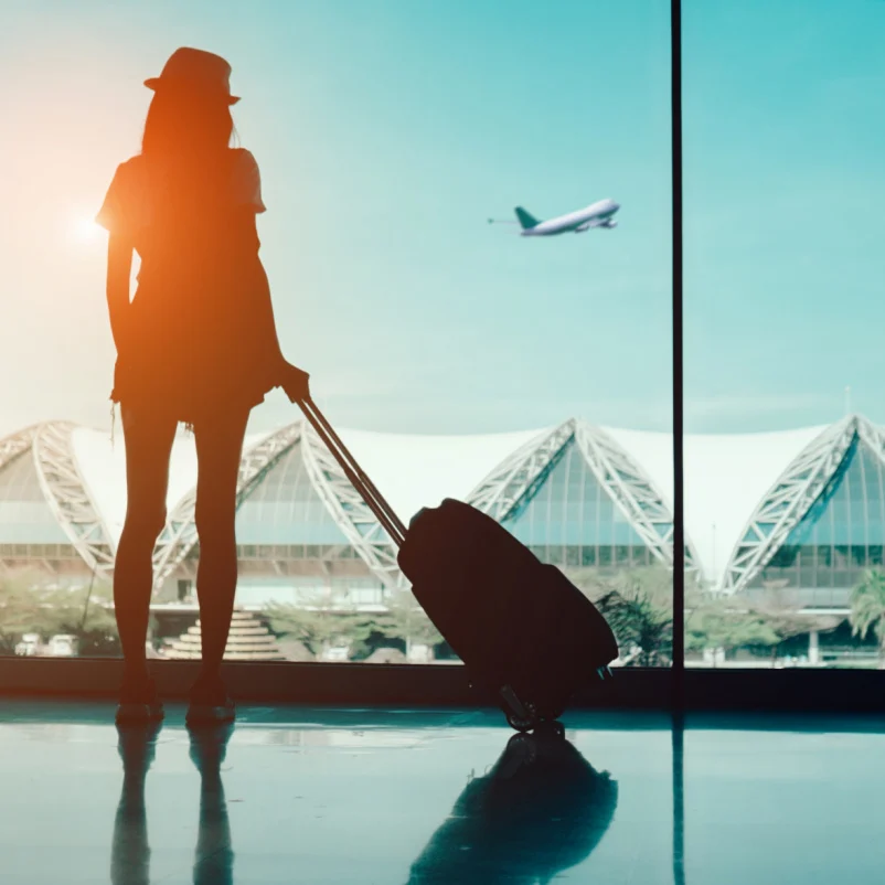 Woman at Airport