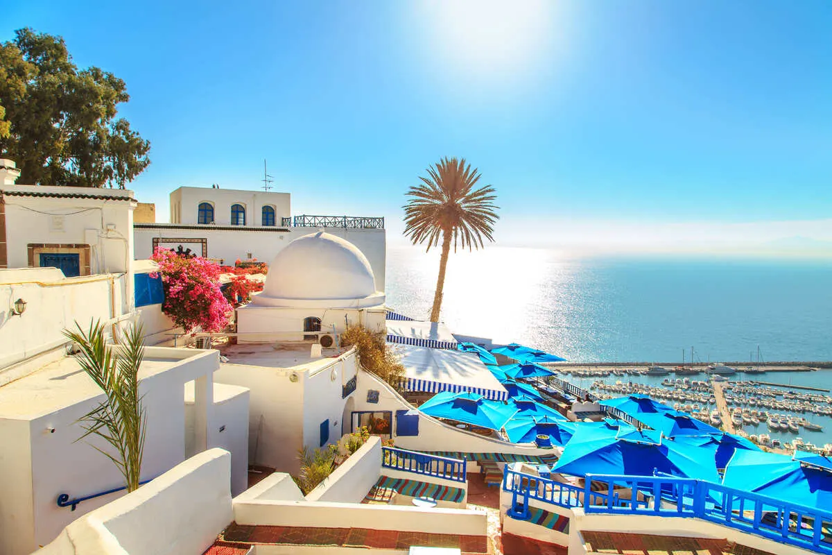 Historic Whitewashed Town Of Sidi Bou Said, On The Mediterranean Coast Of Tunisia, North Africa.jpg