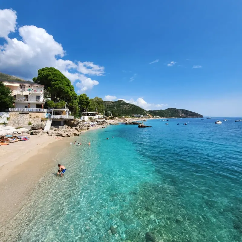 Blue waters of Dhermi