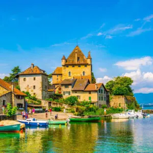 Historic Lakeside Town Of Yvoire, On The Shores Of Lac Leman, Lake Geneva, France, Central Europe.jpg
