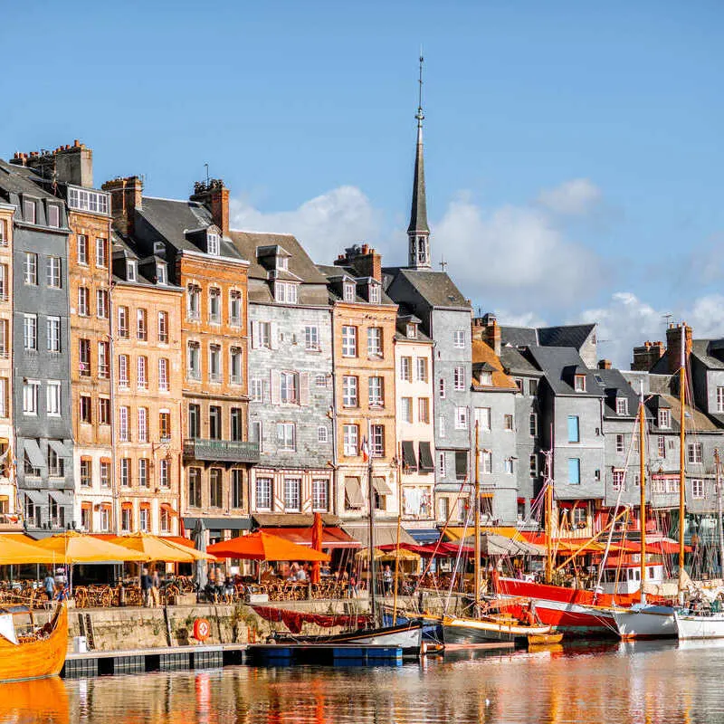 Historic Waterfront In Honfleur, A City In Normandy, Northern France, Northern Europe.jpg