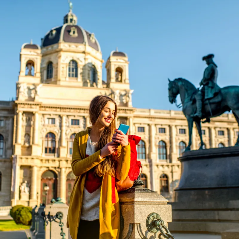 Woman in Vienna Austria