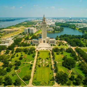 Aerial View of Baton Rouge, Louisiana