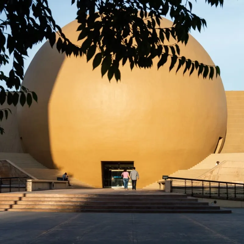 View of the IMAX dome at Cultural center of Tijuana