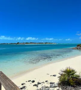 untouched white beach turks and caicos