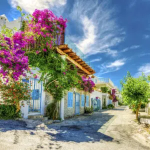 Historic Old Town Of Bodrum On The Turkish Aegean Coast, Turkiye, Western Asia