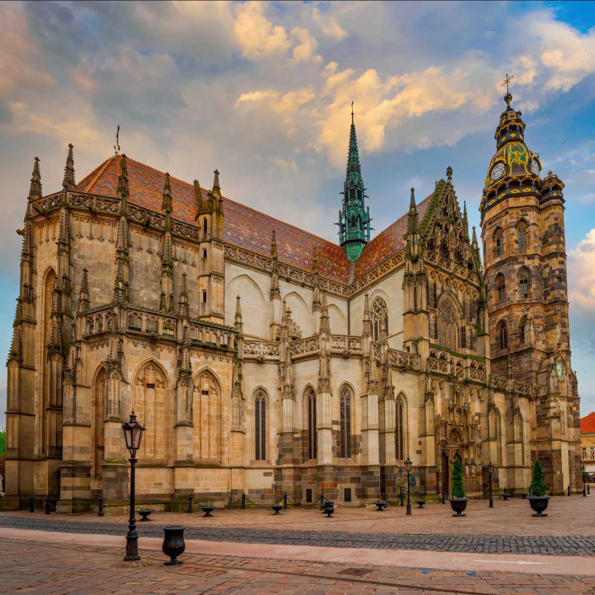 Historic medieval cathedral in Kosice, Sloavakia