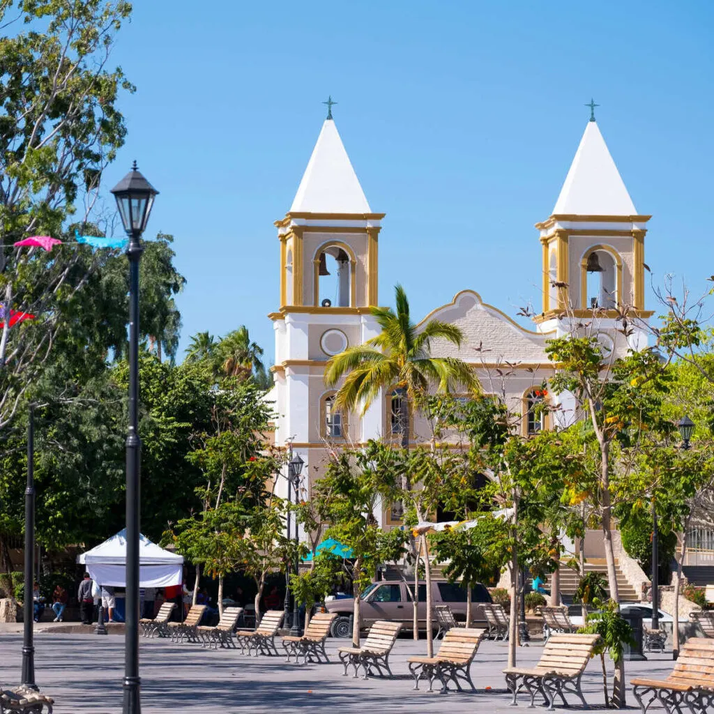 Plaza Mijares, A Colonial Square In San Jose Del Cabo, Los Cabos, Mexico, Latin America