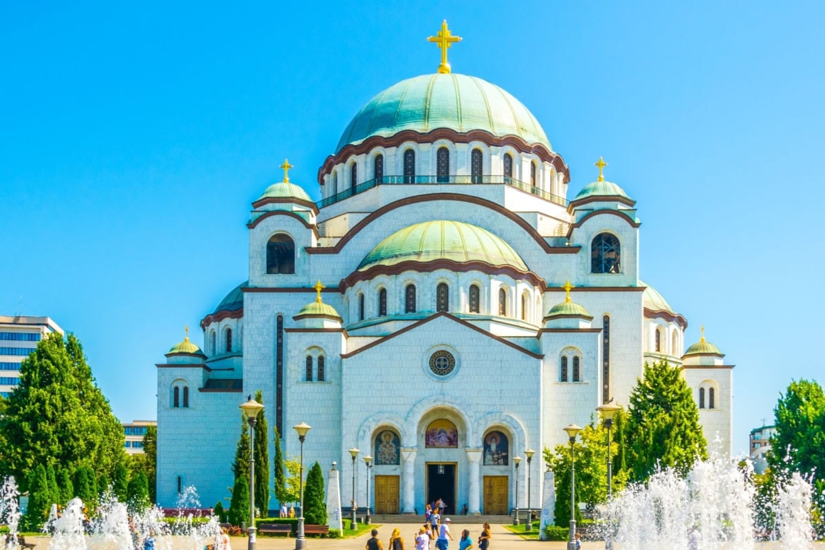 Saint Sava Cathedral in Belgrade, Serbia