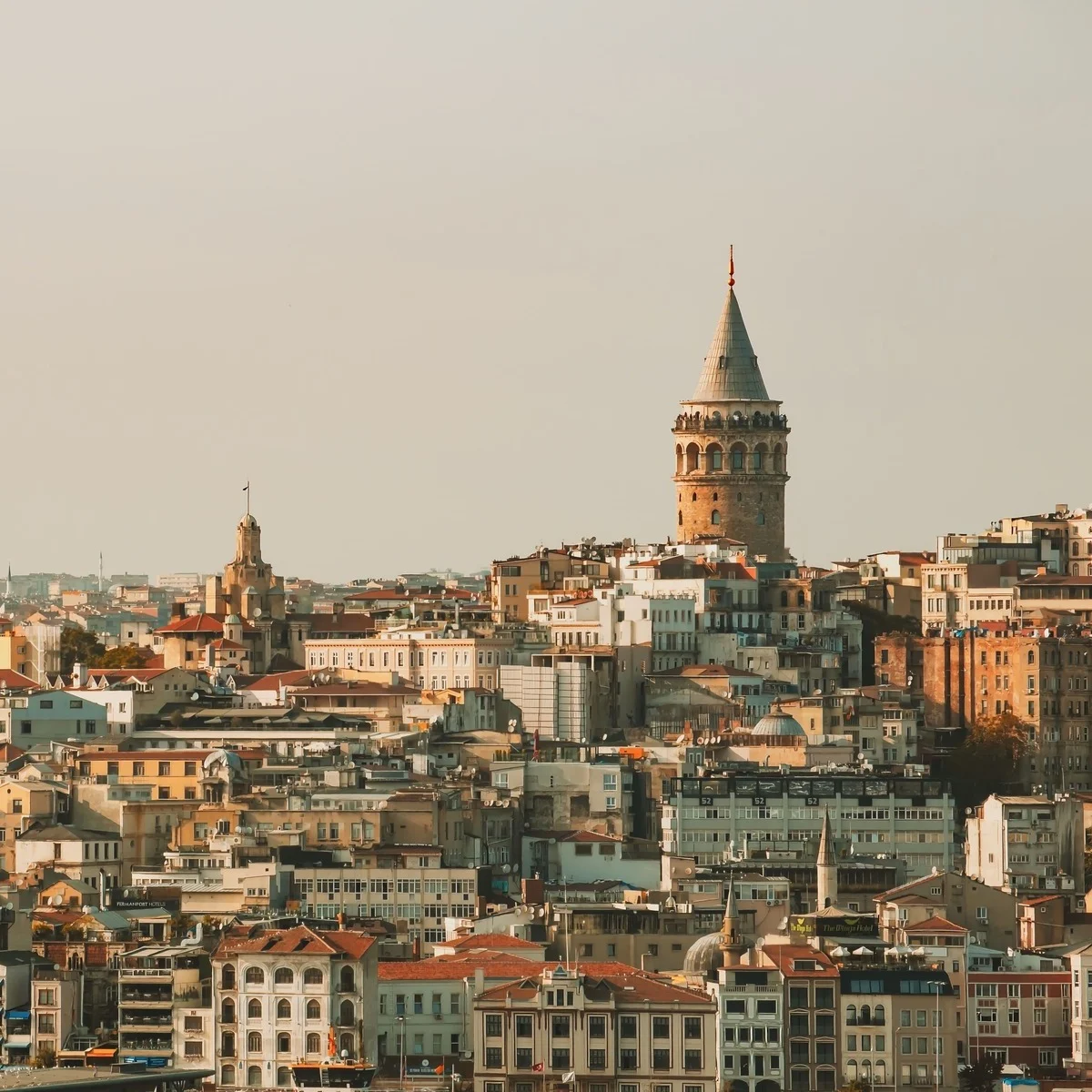 View Of Galata Tower In The Beyoglu District Of Istanbul, Turkiye, Eurasia