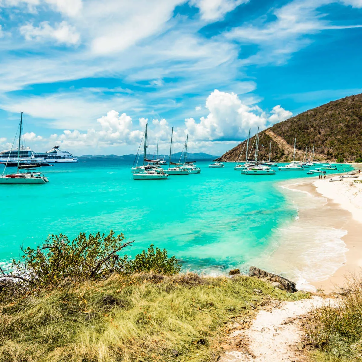 White Bay Beach, Jost Van Dyke, British Virgin Islands.